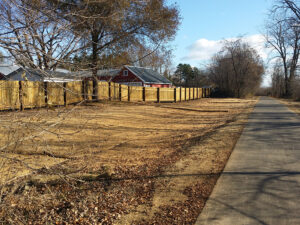 Countryside Trail side post-construction